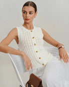 Women's Knitted Viscose Cardigans Tops - RIHOAS