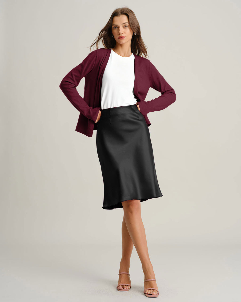 Women's Knitted Viscose Cardigans Tops - RIHOAS
