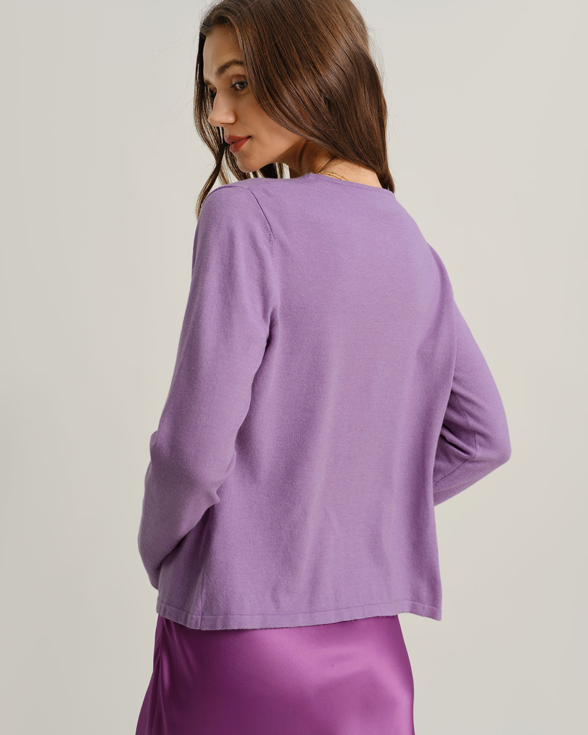 Women's Knitted Viscose Cardigans Tops - RIHOAS