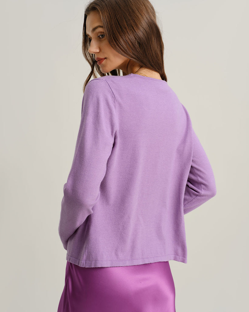 Women's Knitted Viscose Cardigans Tops - RIHOAS