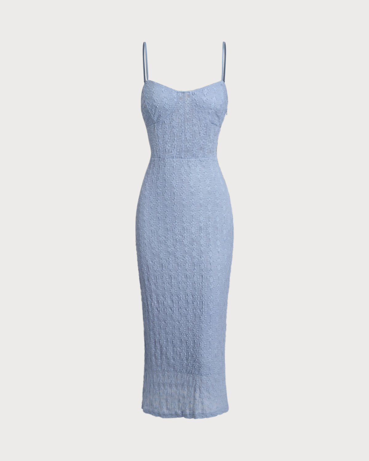 Women's Knitted Viscose Dresses Blue Dresses - RIHOAS