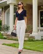 Women's Knitted Viscose Knit Tops - RIHOAS
