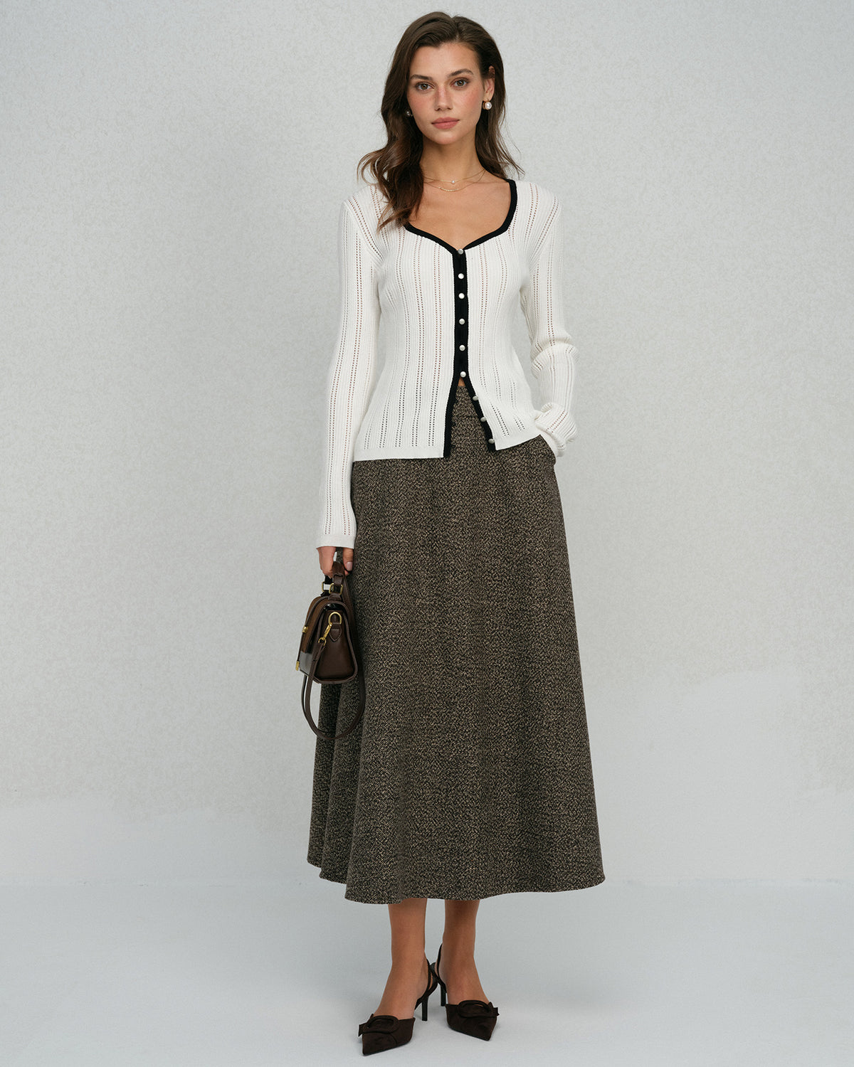 Women's Knitted Viscose Knits Cardigans Tops - RIHOAS