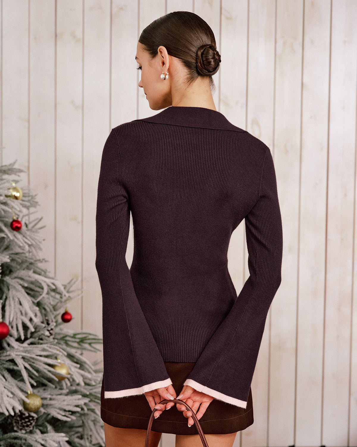 Women's Knitted Viscose Knits Cardigans Tops - RIHOAS