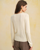Women's Knitted Viscose Knits Cardigans Tops - RIHOAS