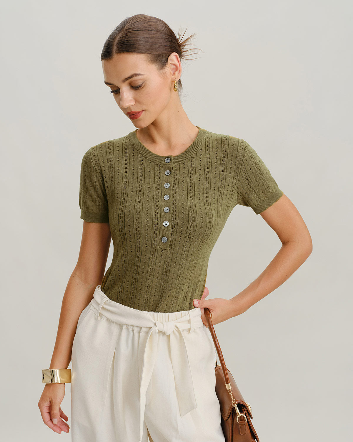 Women's Knitted Viscose Knits Tops - RIHOAS