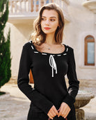 Women's Knitted Viscose Knits Tops - RIHOAS