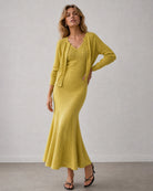 Women's Knitted Viscose Knitt Cardigans - RIHOAS - 01