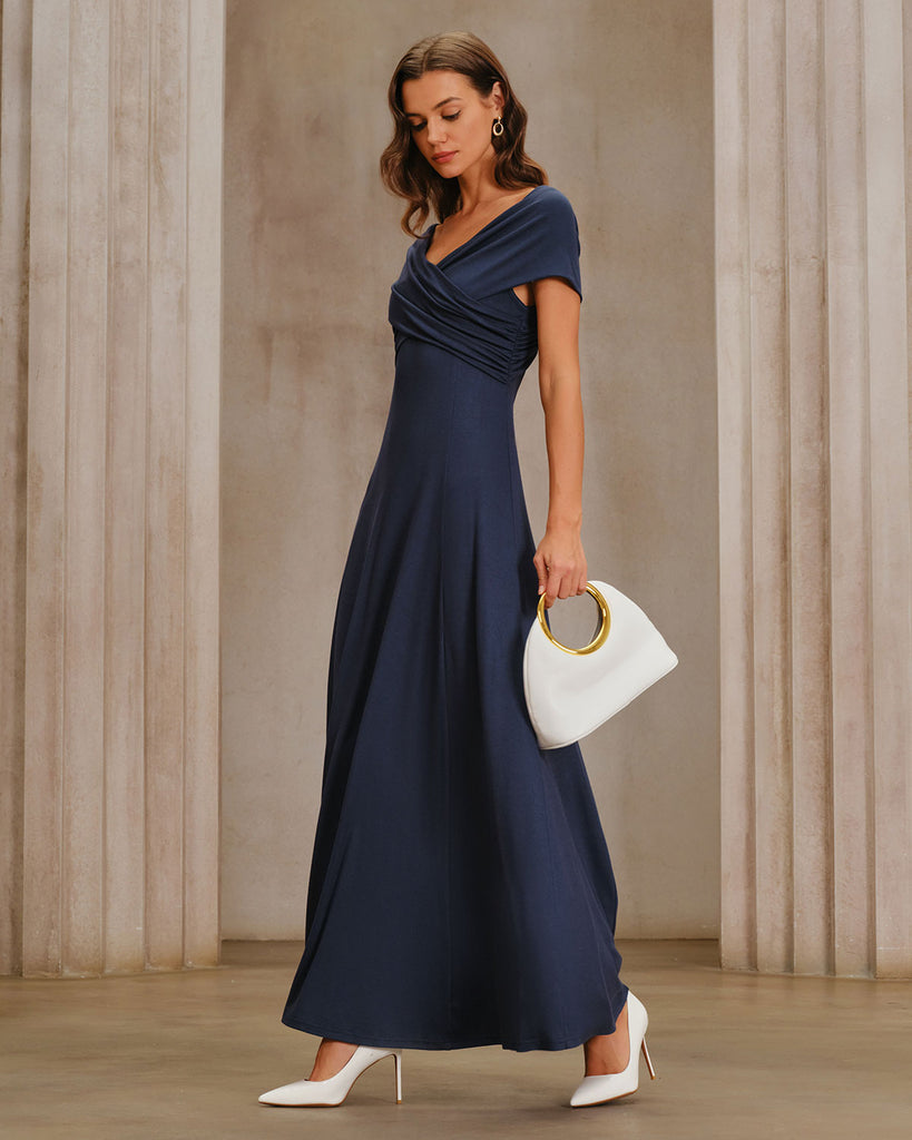 Women's Knitted Viscose Maxi Dress Dresses - RIHOAS