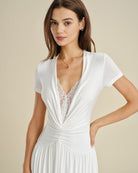 Women's Knitted Viscose Maxi Dress Dresses - RIHOAS
