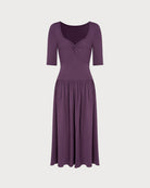 Women's  Knitted Viscose Maxi Dress Dresses - RIHOAS