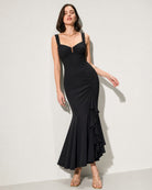 Women's Knitted Viscose Maxi Dresses Dresses - RIHOAS
