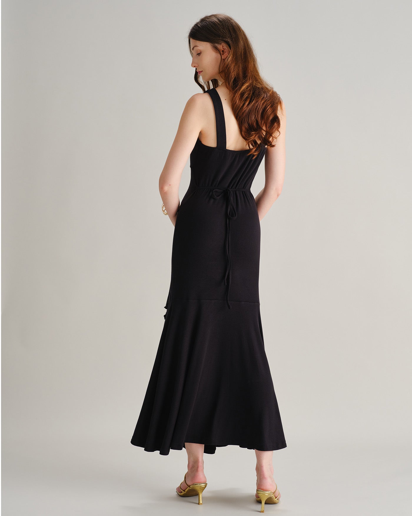Women's Knitted Viscose Maxi Dresses Dresses - RIHOAS