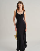 Women's Knitted Viscose Maxi Dresses Dresses - RIHOAS