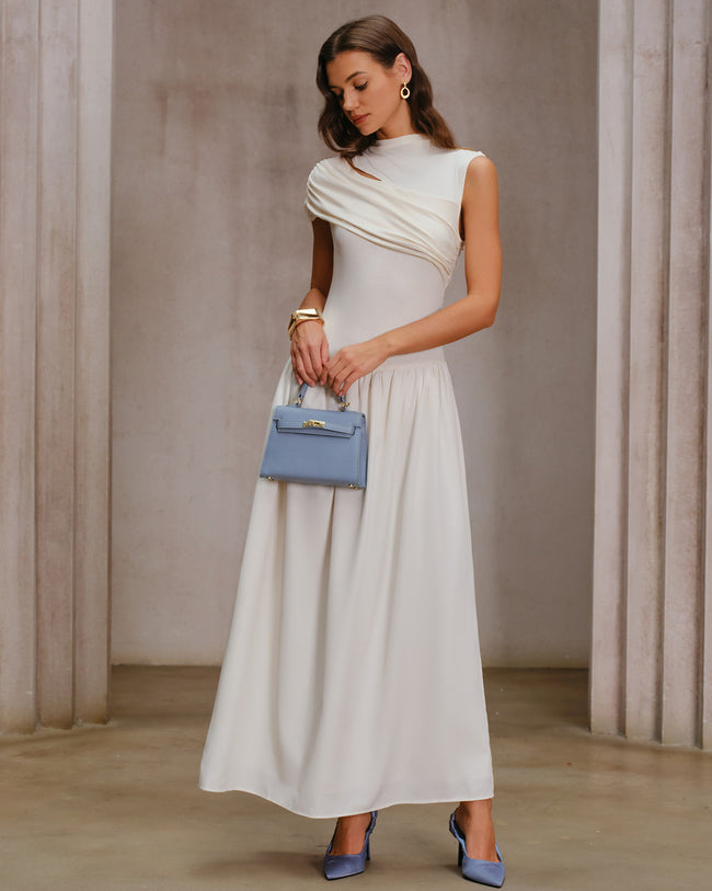 Women's Knitted Viscose Midi Dress Dresses - RIHOAS