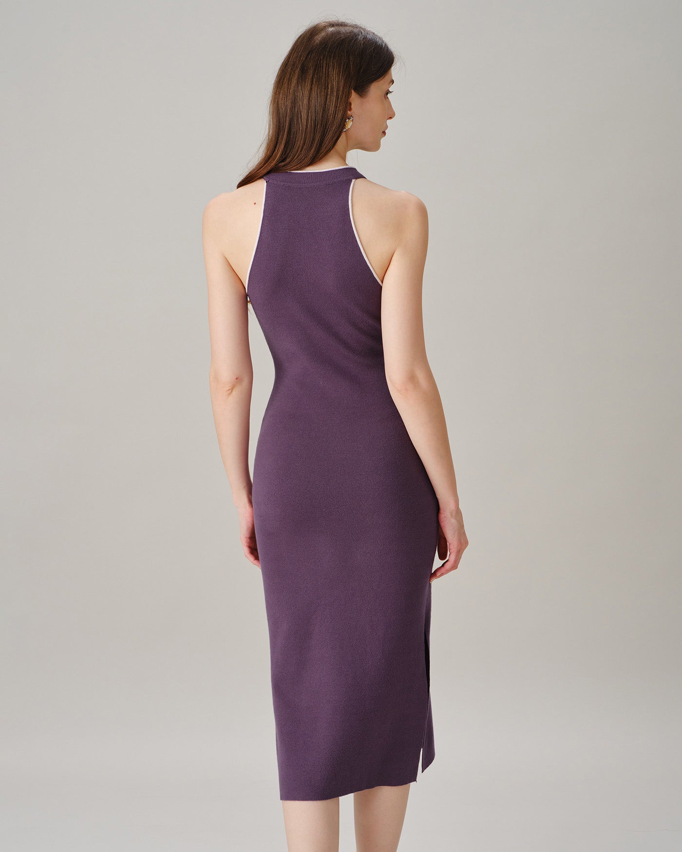 Women's Knitted Viscose Midi Dresses Dresses - RIHOAS