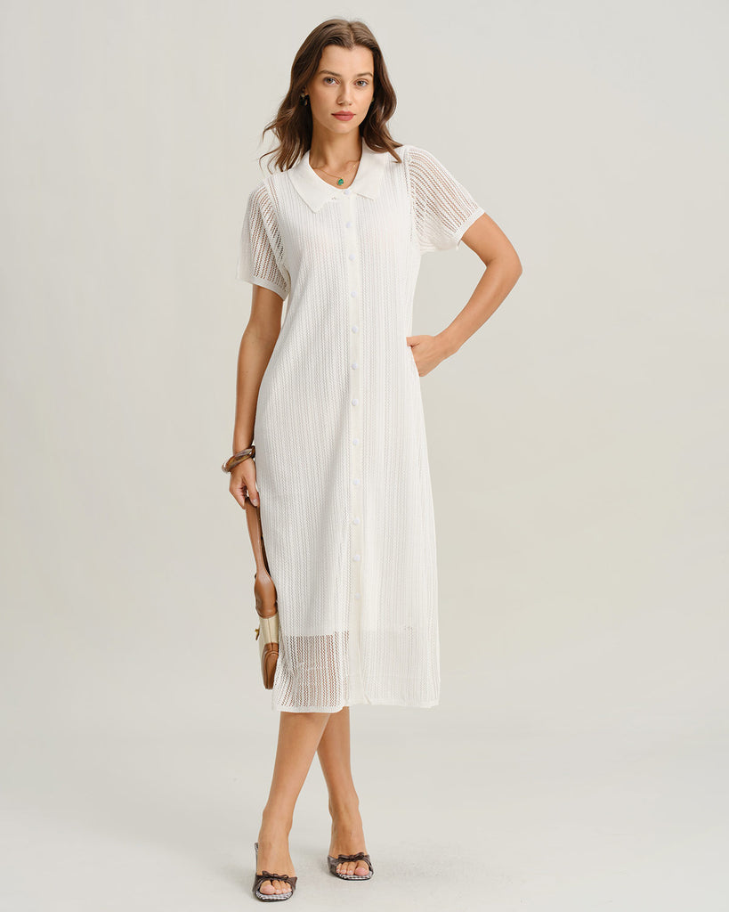 Women's Knitted Viscose Midi Dresses Dresses - RIHOAS