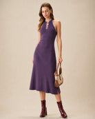 Women's Knitted Viscose Midi Dresses Dresses - RIHOAS