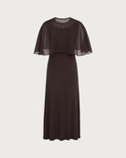 Women's Knitted Viscose Midi Dresses - RIHOAS - 06
