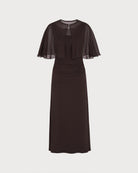 Women's Knitted Viscose Midi Dresses - RIHOAS - 05
