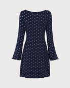 Women's Knitted Viscose Mini Dress - RIHOAS - 02