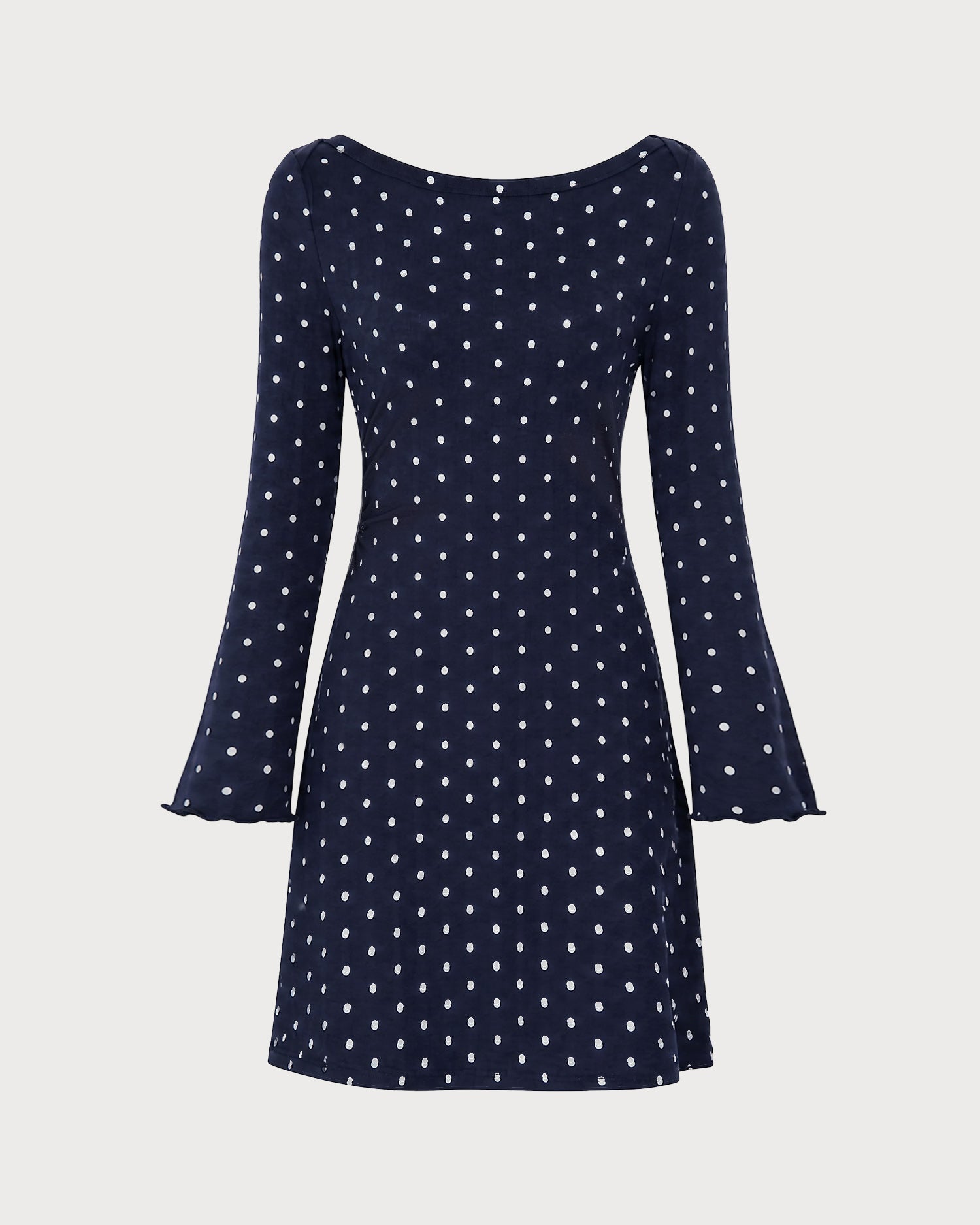 Women's Knitted Viscose Mini Dress - RIHOAS - 01