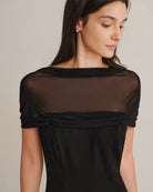Women's Knitted Viscose Mini Dresses - RIHOAS - 02