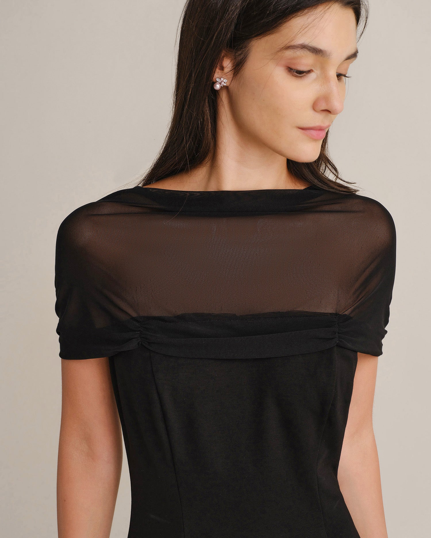 Women's Knitted Viscose Mini Dresses - RIHOAS - 02