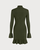 Women's Knitted Viscose Mini Dresses - RIHOAS - 06