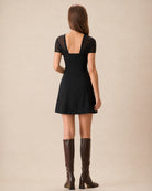 Women's Knitted Viscose Mini Dresses - RIHOAS