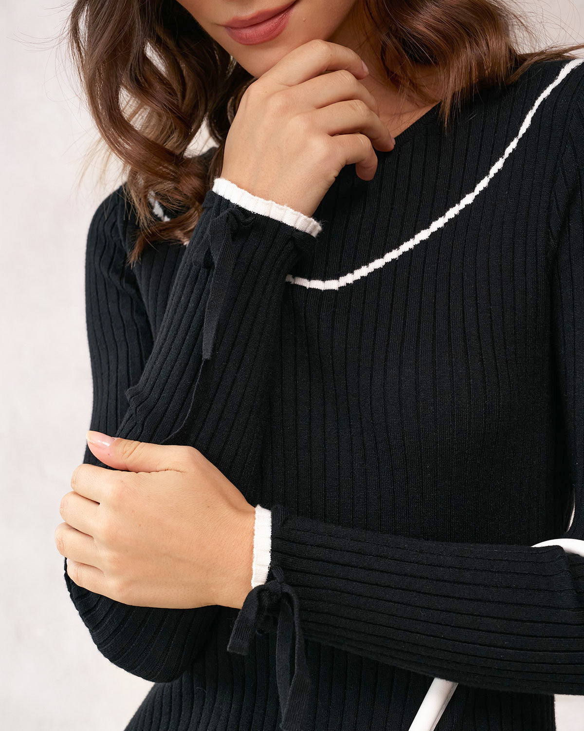 Women's Knitted Viscose Mini Dresses Dresses - RIHOAS