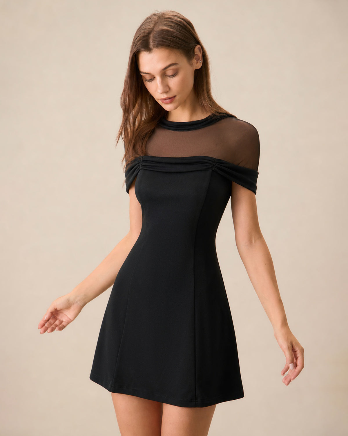 Women's Knitted Viscose Mini Dresses - RIHOAS