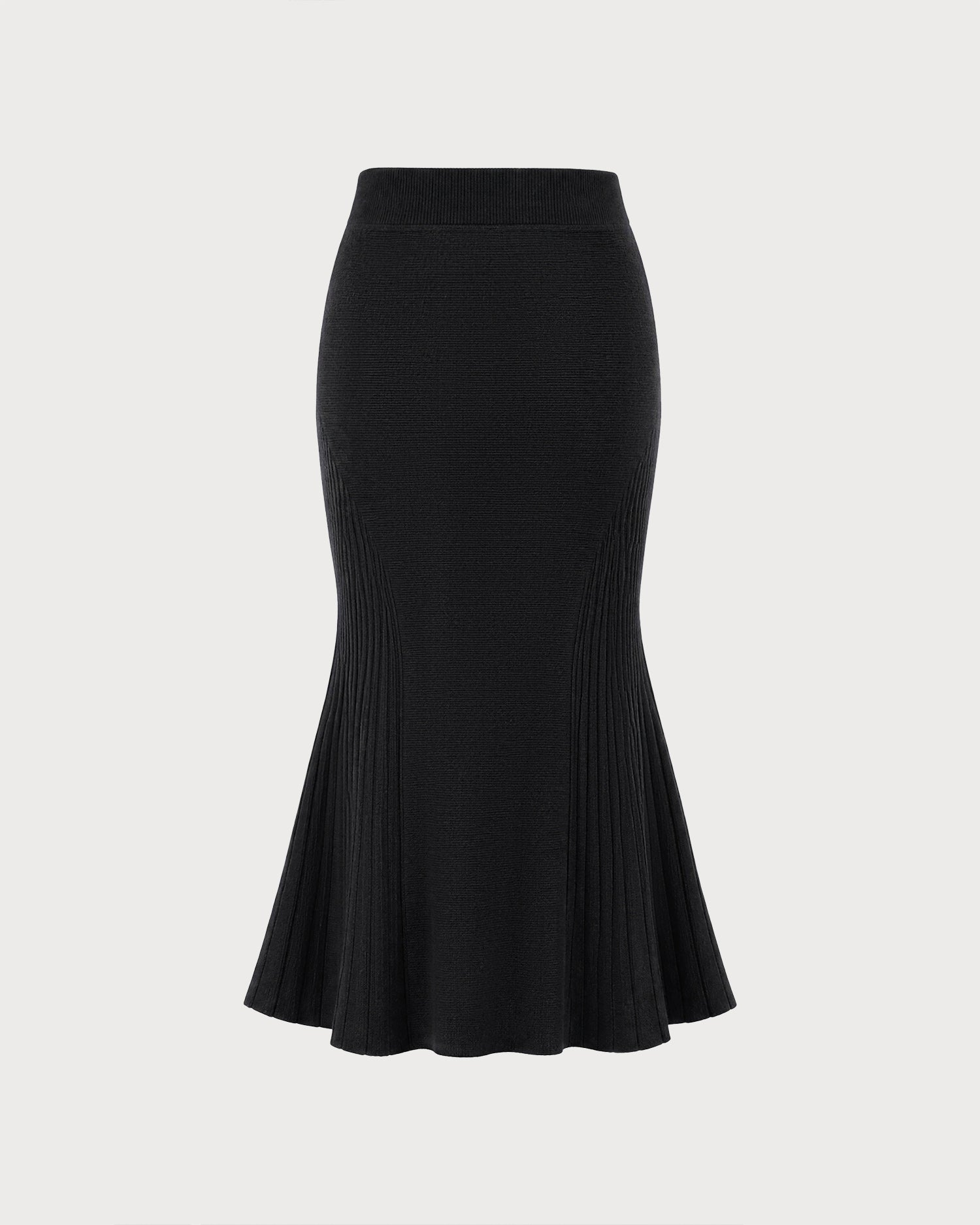 Women's Knitted Viscose Skirt - RIHOAS - 02