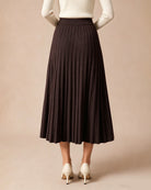 Women's Knitted Viscose Skirt - RIHOAS - 01