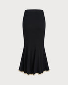 Women's Knitted Viscose Skirt - RIHOAS - 05