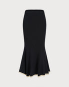 Women's Knitted Viscose Skirt - RIHOAS - 04