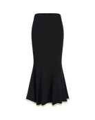 Women's Knitted Viscose Skirt - RIHOAS - 07