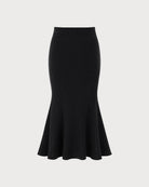 Women's Knitted Viscose Skirt - RIHOAS - 01