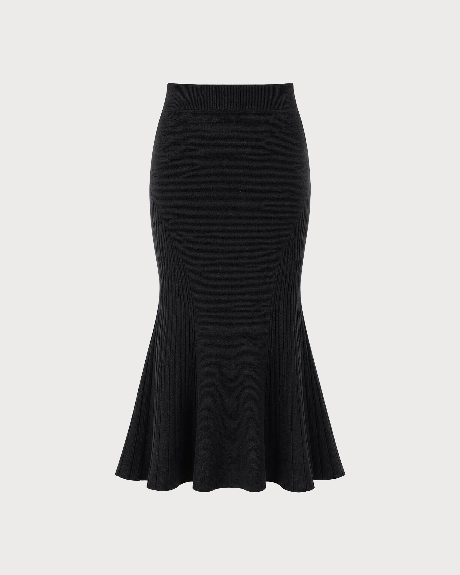 Women's Knitted Viscose Skirt - RIHOAS - 01