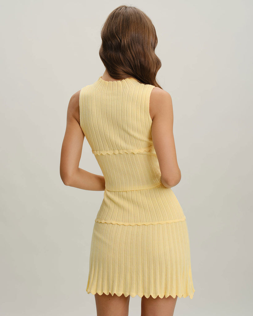 Women's Knitted Viscose Skirt Two-Piece Suit Two-Piece Outfits - RIHOAS