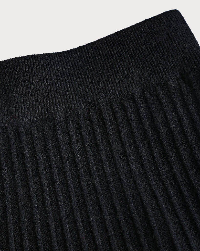 Women's Knitted Viscose Skirts Bottoms - RIHOAS