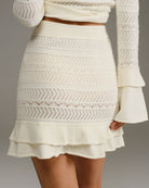 Women's Knitted Viscose Skirts Bottoms - RIHOAS