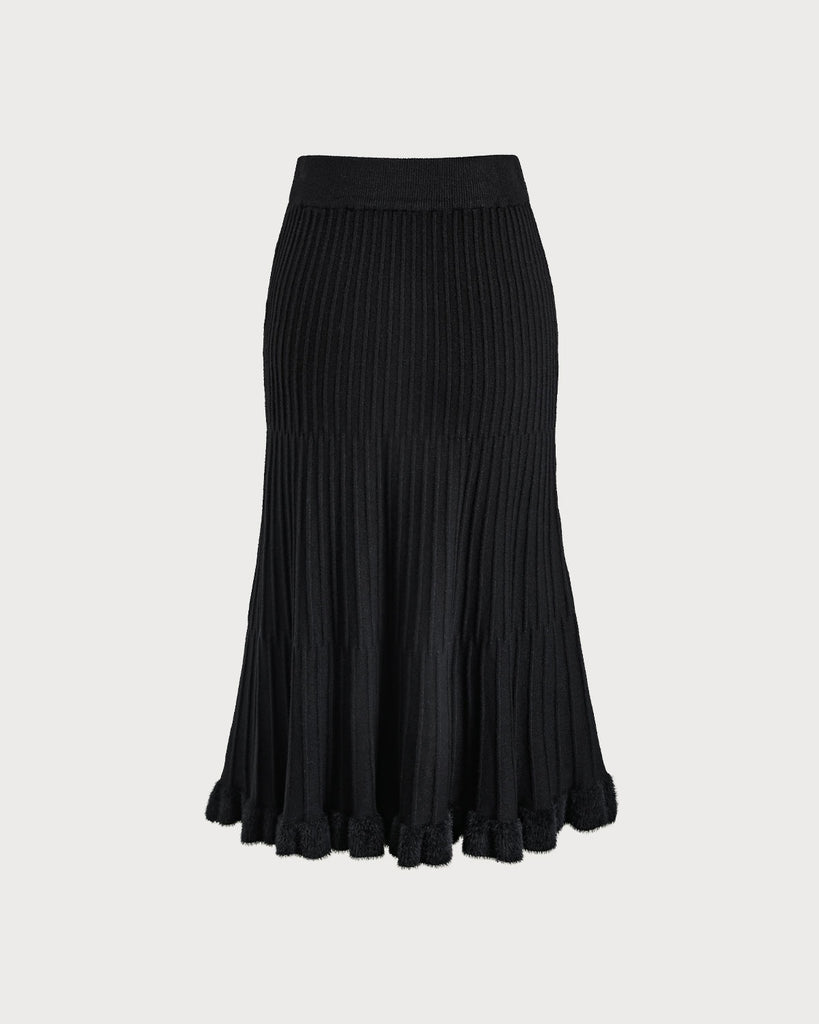 Women's Knitted Viscose Skirts Bottoms - RIHOAS