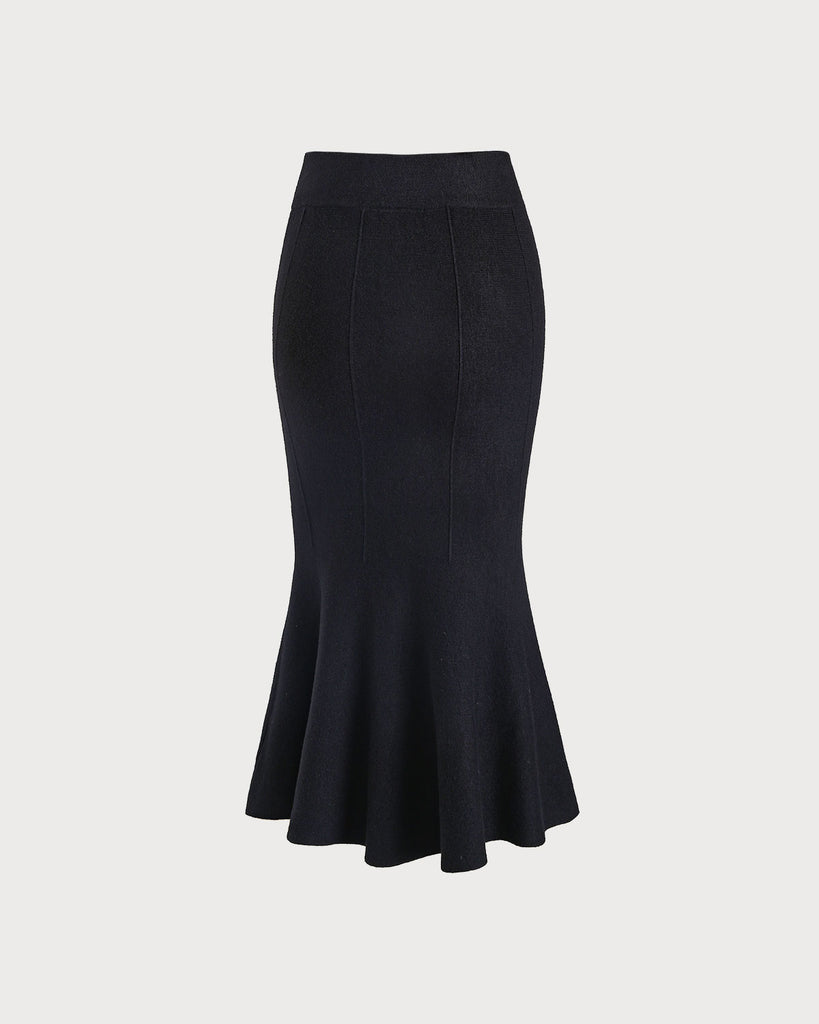 Women's Knitted Viscose Skirts Bottoms - RIHOAS