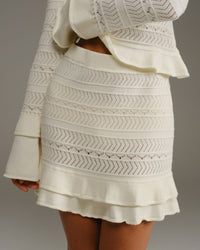 Women's Knitted Viscose Skirts Bottoms - RIHOAS