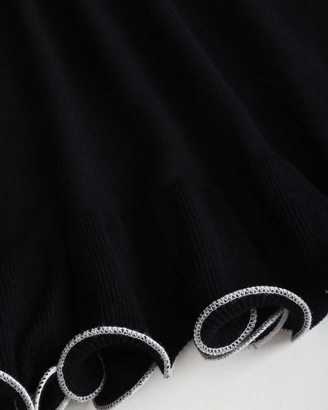 Women's Knitted Viscose Sweater Dress Dresses - RIHOAS