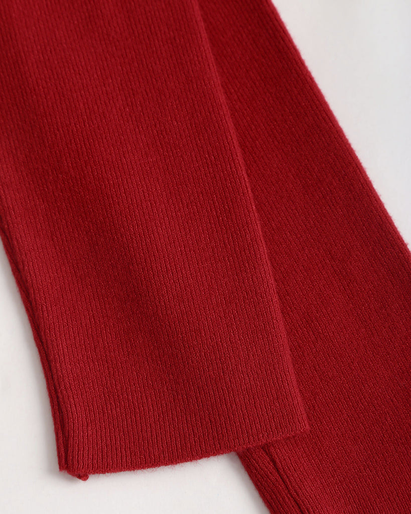 Women's Knitted Viscose Sweater Dress Dresses - RIHOAS