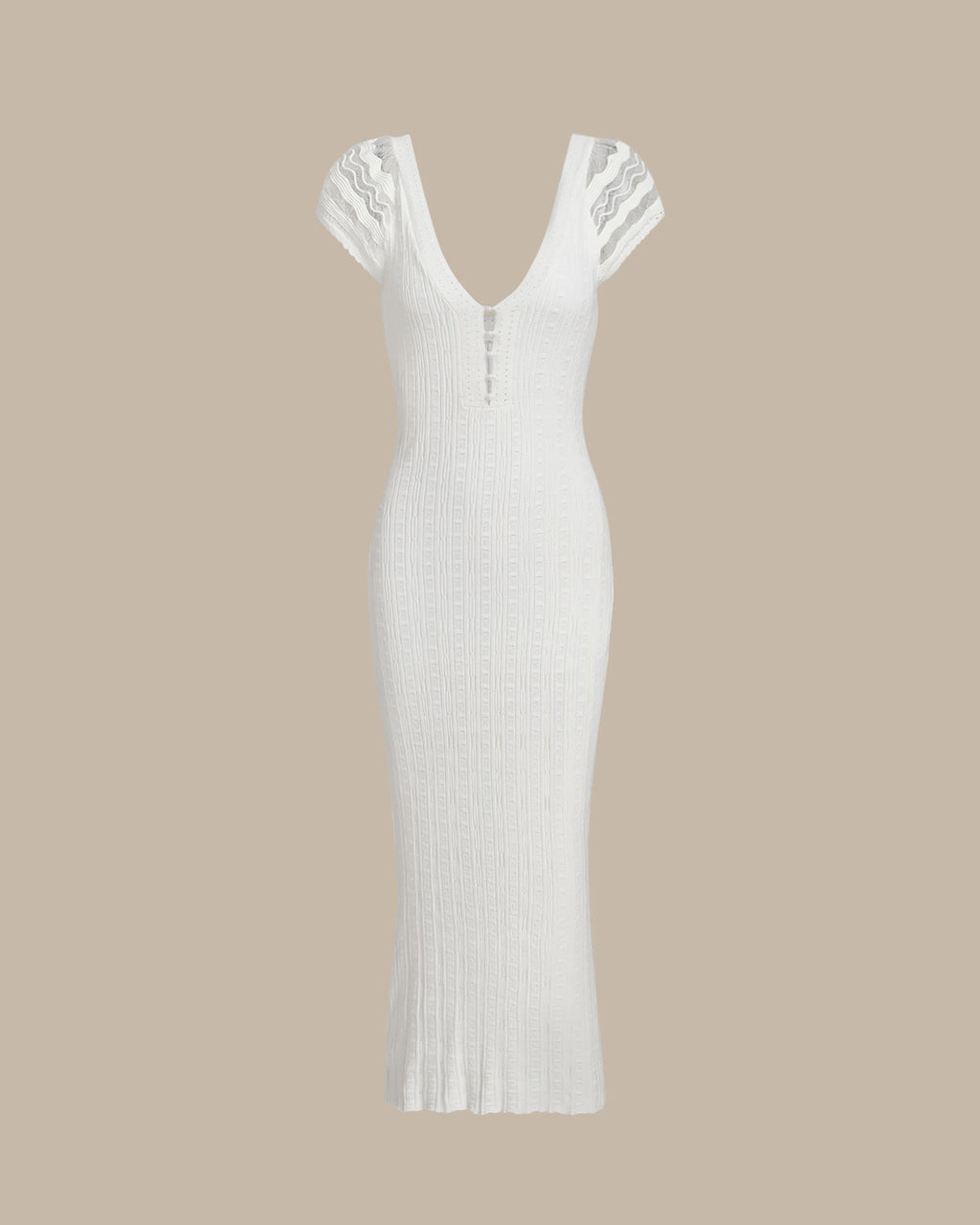 Women's Knitted Viscose Sweater Dress Dresses - RIHOAS
