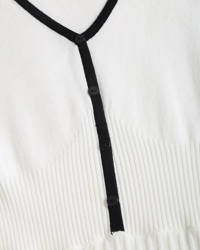 Women's Knitted Viscose Sweater Dress Dresses - RIHOAS