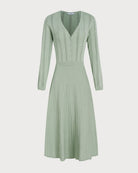 Women's Knitted Viscose Sweater Dress Dresses - RIHOAS